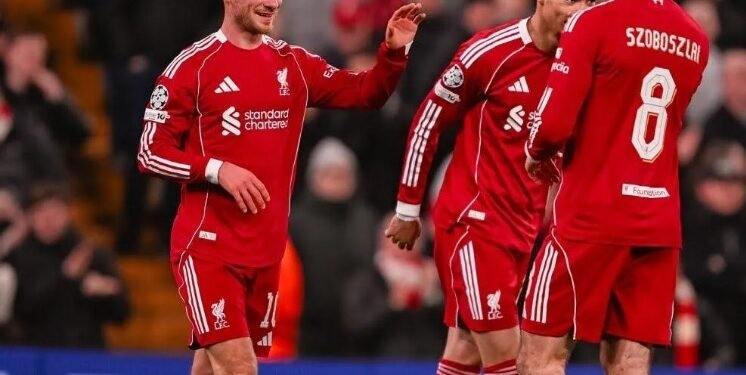 عبر إلى ثمن النهائي .ليفربول يمطر شباك قره باغ بسداسية