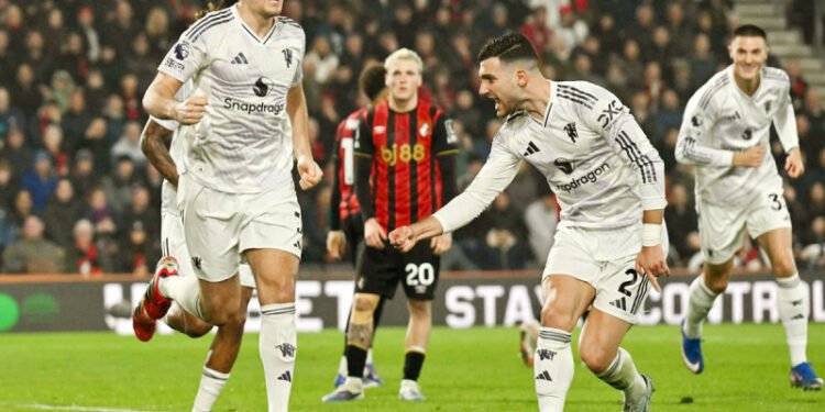 مانشستر يونايتد يتعثر أمام بورنموث.. تعادل مثير وطرد ماجواير 1 unitet