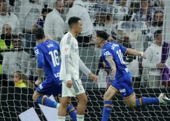 صفعة جديدة للملكي.. خيتافي يخطف الفوز من البرنابيو 3 مدريد